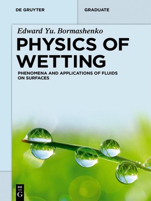 cover image of Physics of Wetting